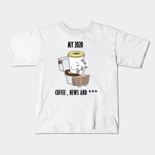 my 2020 coffee news and ... Kids T-Shirt